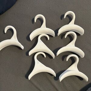 White purse hooks